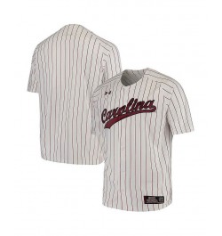 Men's White South Carolina Gamecocks Performance Replica Baseball Jersey $40.95 Jersey