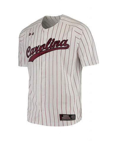 Men's White South Carolina Gamecocks Performance Replica Baseball Jersey $40.95 Jersey