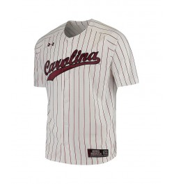 Men's White South Carolina Gamecocks Performance Replica Baseball Jersey $40.95 Jersey