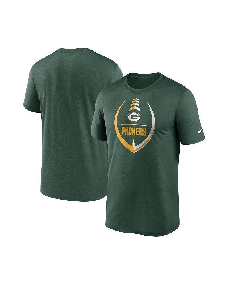 Men's Green Green Bay Packers Icon Legend Performance T-shirt $17.60 T-Shirts