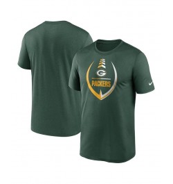 Men's Green Green Bay Packers Icon Legend Performance T-shirt $17.60 T-Shirts