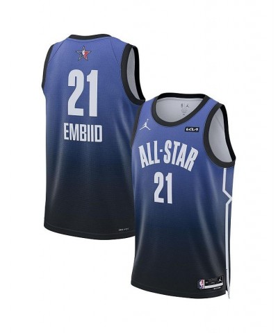 Men's Joel Embiid Blue 2023 NBA All-Star Game Swingman Jersey $51.99 Jersey