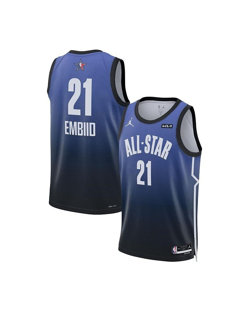 Men's Joel Embiid Blue 2023 NBA All-Star Game Swingman Jersey $51.99 Jersey