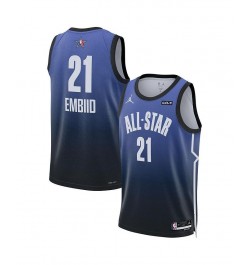 Men's Joel Embiid Blue 2023 NBA All-Star Game Swingman Jersey $51.99 Jersey