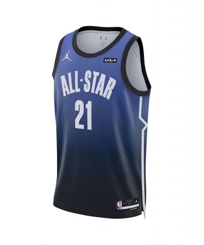 Men's Joel Embiid Blue 2023 NBA All-Star Game Swingman Jersey $51.99 Jersey