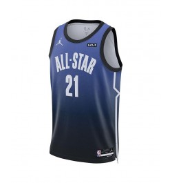 Men's Joel Embiid Blue 2023 NBA All-Star Game Swingman Jersey $51.99 Jersey