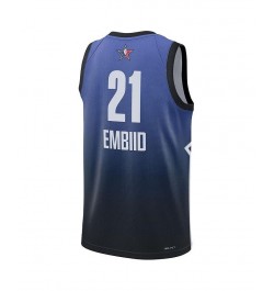 Men's Joel Embiid Blue 2023 NBA All-Star Game Swingman Jersey $51.99 Jersey