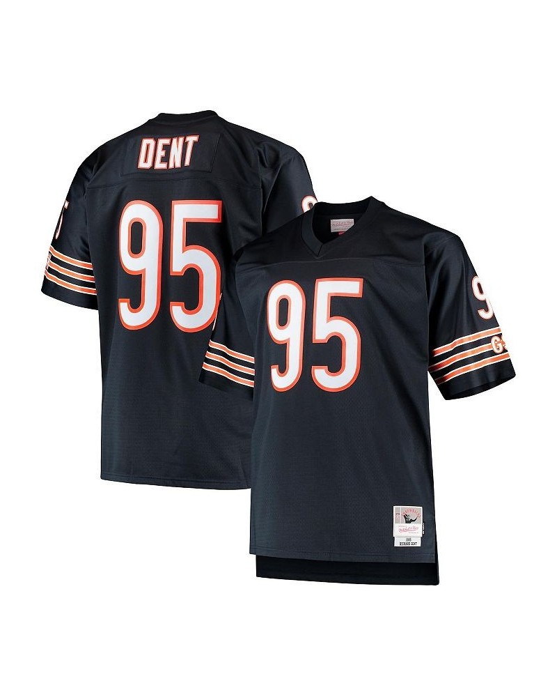 Men's Richard Dent Navy Chicago Bears Big and Tall 1985 Retired Player Replica Jersey $73.10 Jersey