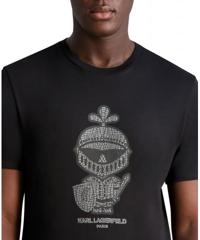 Men's Armored Animal Karl Logo Short Sleeve T-shirt Black $41.08 T-Shirts