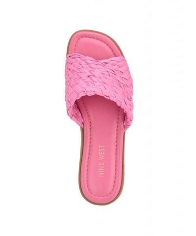 Women's Havah Slip-On Casual Flat Slide Sandals PD05 $36.49 Shoes