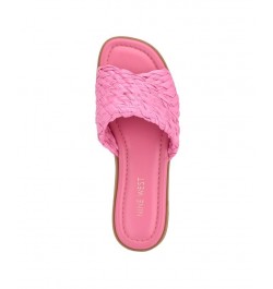 Women's Havah Slip-On Casual Flat Slide Sandals PD05 $36.49 Shoes