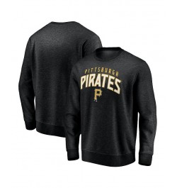 Men's Branded Black Pittsburgh Pirates Gametime Arch Pullover Sweatshirt $28.00 Sweatshirt