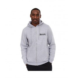 Mens Irving Recycled Cotton Zip Hoodie Gray $27.17 Sweatshirt