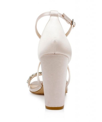 Daphne Evening Sandals Tan/Beige $46.44 Shoes