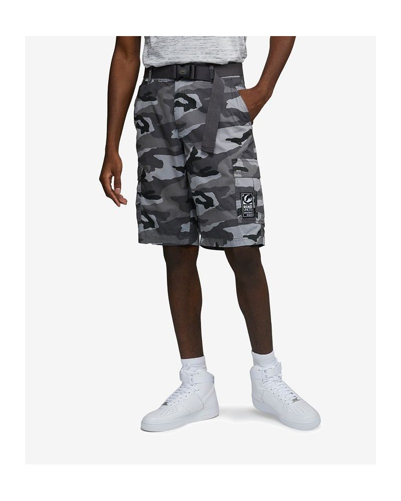 Men's Rewind Belted Cargo Shorts PD02 $27.26 Shorts