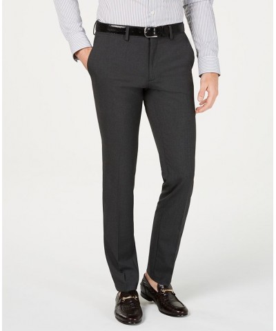 Men's Gabardine Skinny/Extra-Slim Fit Performance Stretch Flat-Front Dress Pants PD02 $19.68 Pants