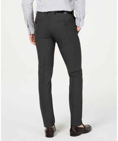 Men's Gabardine Skinny/Extra-Slim Fit Performance Stretch Flat-Front Dress Pants PD02 $19.68 Pants