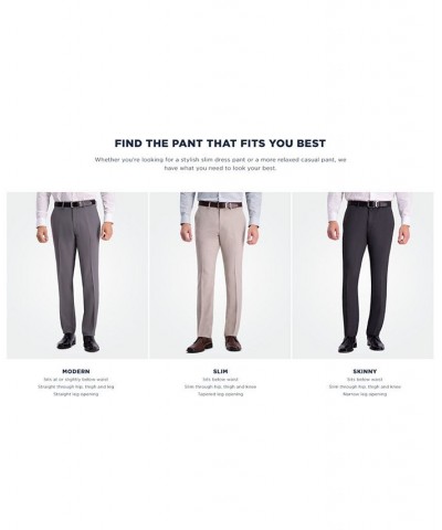 Men's Gabardine Skinny/Extra-Slim Fit Performance Stretch Flat-Front Dress Pants PD02 $19.68 Pants