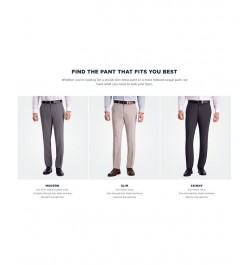 Men's Gabardine Skinny/Extra-Slim Fit Performance Stretch Flat-Front Dress Pants PD02 $19.68 Pants