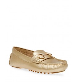 Women's Chrystie Moccasin Flats Yellow $47.52 Shoes