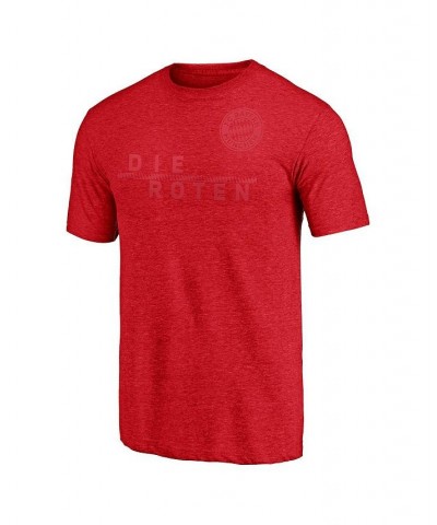 Men's Heather Red Bayern Munich The Reds Tri-Blend T-shirt $15.91 T-Shirts