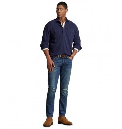 Men's Classic-Fit Moleskin Popover Shirt Blue $42.70 Shirts