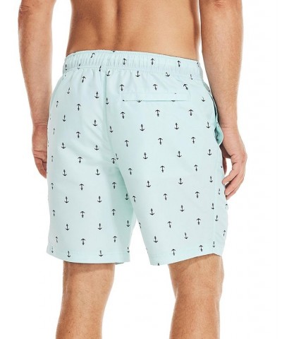 Men's Quick-Dry Anchor-Print 8" Swim Trunks PD05 $20.44 Swimsuits