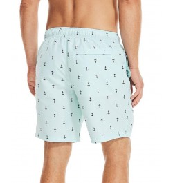 Men's Quick-Dry Anchor-Print 8" Swim Trunks PD05 $20.44 Swimsuits