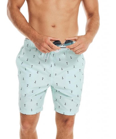 Men's Quick-Dry Anchor-Print 8" Swim Trunks PD05 $20.44 Swimsuits