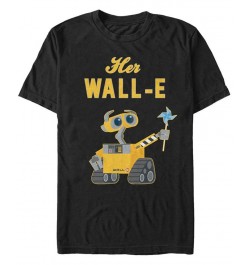 Disney Pixar Men's Wall-E Hers, Short Sleeve T-Shirt Black $18.54 T-Shirts