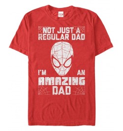 Marvel Men's Comic Collection Spider-Man I'm An Amazing Dad Short Sleeve T-Shirt Red $16.80 T-Shirts