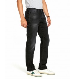 Men's Straight Six Stretch Jeans Black $32.13 Jeans