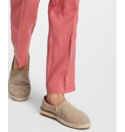 Men's UltraFlex Classic-Fit Linen Pants Red $33.93 Pants