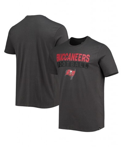 Men's '47 Charcoal Tampa Bay Buccaneers Dark Ops Super Rival T-shirt $17.64 T-Shirts