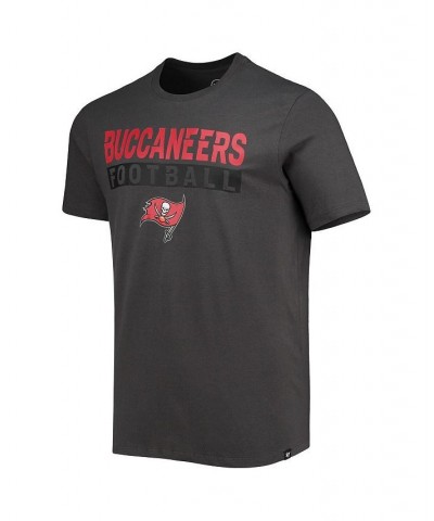 Men's '47 Charcoal Tampa Bay Buccaneers Dark Ops Super Rival T-shirt $17.64 T-Shirts