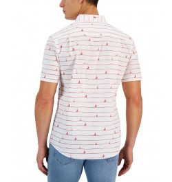 Men's Short Sleeve-Print Shirt PD04 $11.92 Shirts