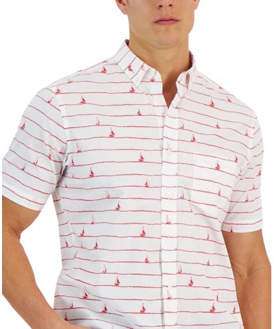 Men's Short Sleeve-Print Shirt PD04 $11.92 Shirts