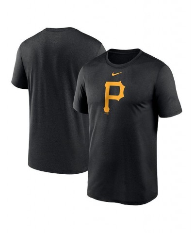 Men's Black Pittsburgh Pirates Big and Tall Logo Legend Performance T-shirt $26.49 T-Shirts