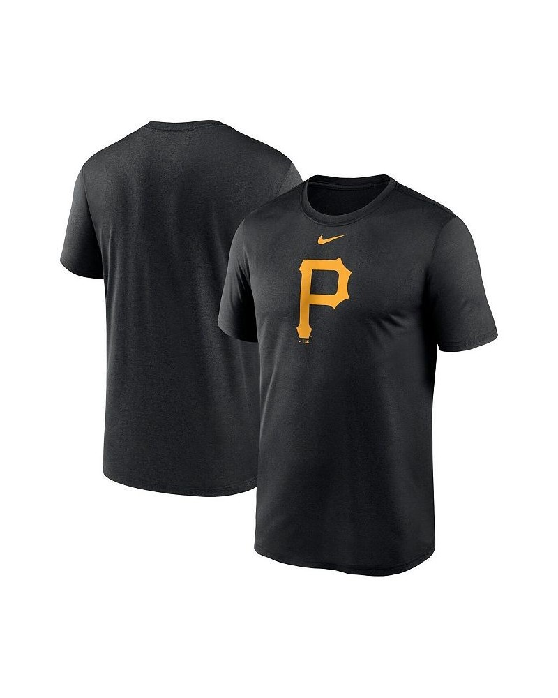 Men's Black Pittsburgh Pirates Big and Tall Logo Legend Performance T-shirt $26.49 T-Shirts