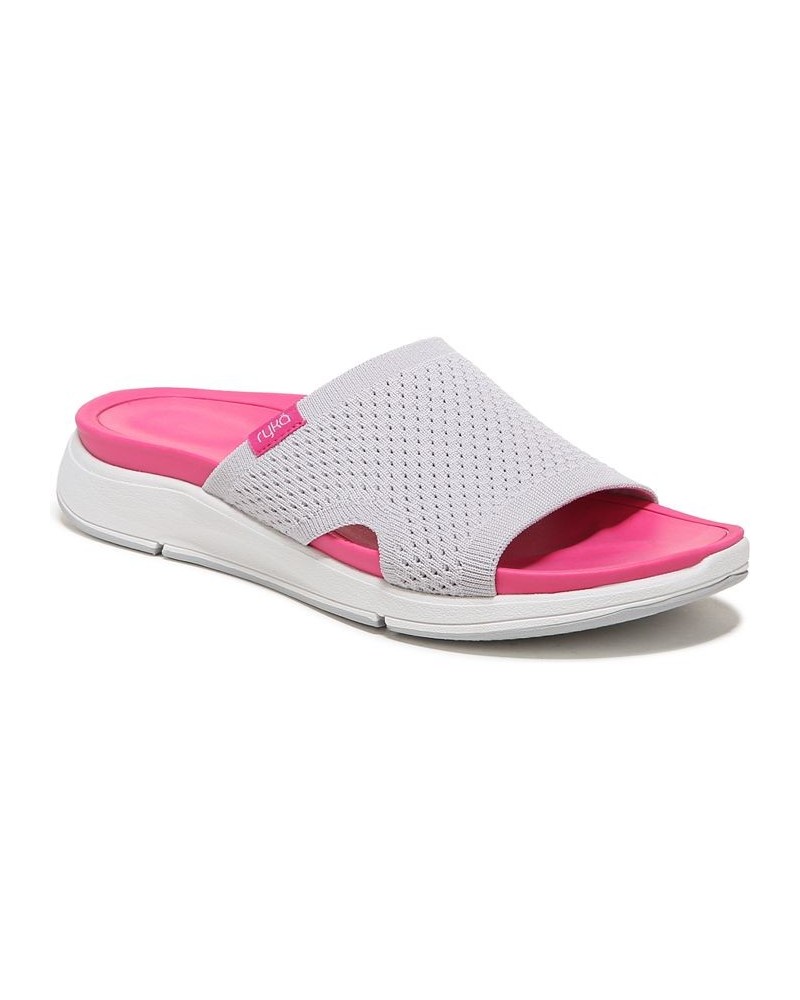 Women's Triumph Slide Sandals Gray $39.60 Shoes