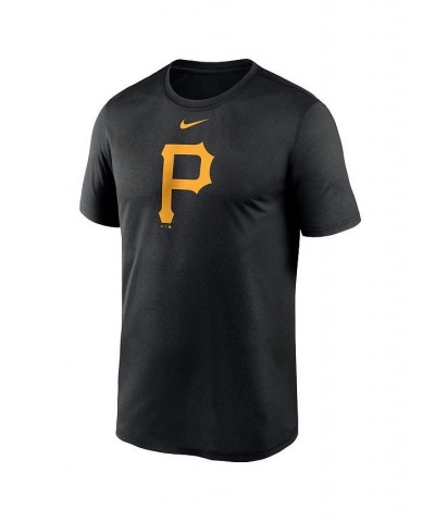 Men's Black Pittsburgh Pirates Big and Tall Logo Legend Performance T-shirt $26.49 T-Shirts