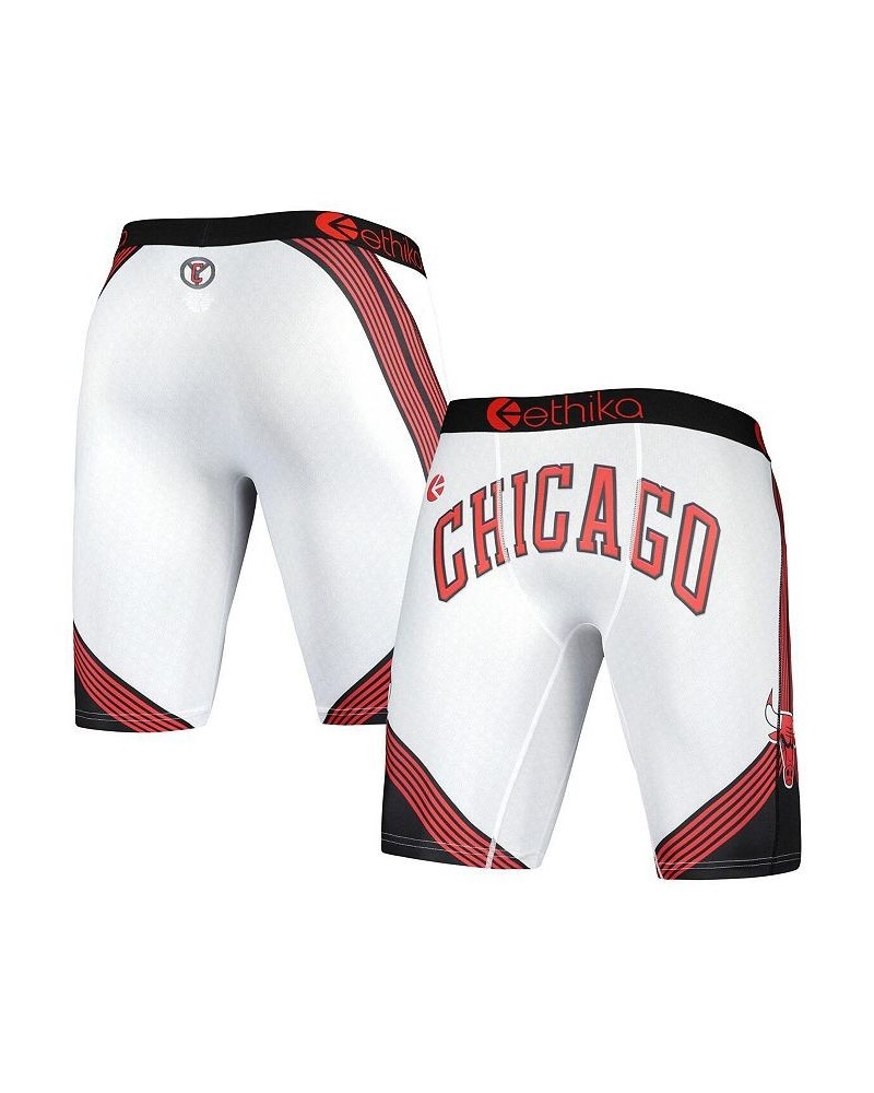 Men's Red Chicago Bulls City Edition Boxer Briefs $17.84 Underwear