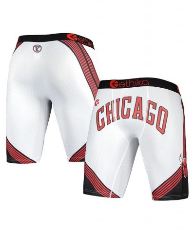 Men's Red Chicago Bulls City Edition Boxer Briefs $17.84 Underwear