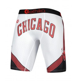 Men's Red Chicago Bulls City Edition Boxer Briefs $17.84 Underwear