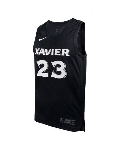 Men's 23 Black Xavier Musketeers Replica Basketball Jersey $48.59 Jersey