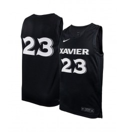 Men's 23 Black Xavier Musketeers Replica Basketball Jersey $48.59 Jersey