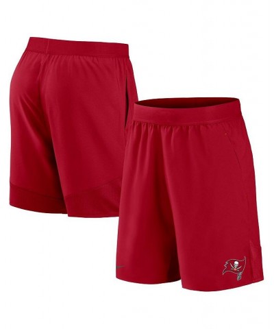 Men's Red Tampa Bay Buccaneers Stretch Woven Shorts $18.92 Shorts