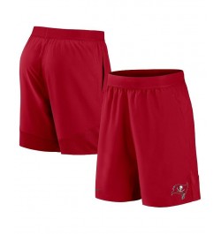 Men's Red Tampa Bay Buccaneers Stretch Woven Shorts $18.92 Shorts