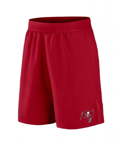 Men's Red Tampa Bay Buccaneers Stretch Woven Shorts $18.92 Shorts