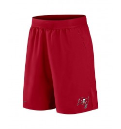 Men's Red Tampa Bay Buccaneers Stretch Woven Shorts $18.92 Shorts